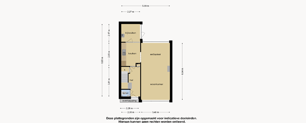 Floorplan - Thedingecamp 59, 7824 GT Emmen